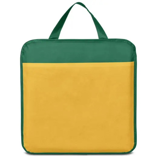 Altitude Fanflare Stadium Cushion Yellow Green Unbranded Front